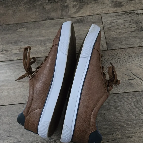 Tommy Hilfiger Men's Brown Casual Sneakers Size 11 1/2 - Picture 6 of 11